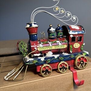 Target Red and Green Christmas Express Train Decor